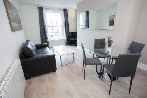 Living Area, Wellington Quay Serviced Apartments in Dublin