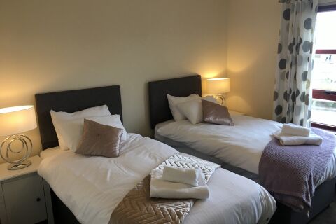 Bedroom, Douglas View Serviced Apartment, Glasgow