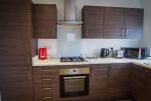 Kitchen, The Four Oaks House Serviced Accommodation, Sutton Coldfield