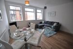 Living and Dining Area, Chambers House Serviced Apartments, Hull