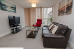 Living Area, Vision Serviced Apartments, Milton Keynes