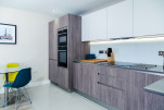 Kitchen and Dining Area, The Bellerby Serviced Apartments, Guildford