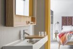 Bathroom And Bedroom, Eden Locke Serviced Apartments, Edinburgh 