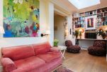 Living Area, Traditional Chiswick House Serviced Accommodation, London