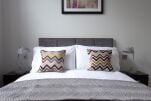 Bedroom, 7Zero1 Serviced Apartments, @ Cotels Milton Keynes