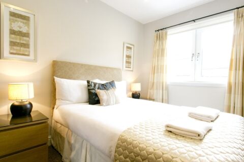 Bedroom, Wellgreen Gate, Serviced Apartments, Stirling