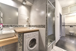Bathroom, Ostrovni Serviced Apartments, Prague