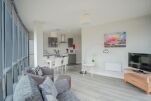 Living and Kitchen Area, East Point Serviced Apartments, Leeds