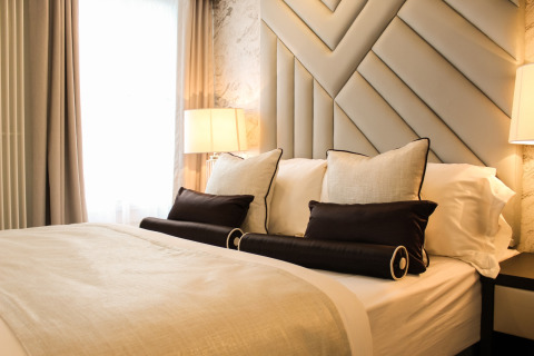 Bedroom, Baker Street Serviced Apartments, Marylebone