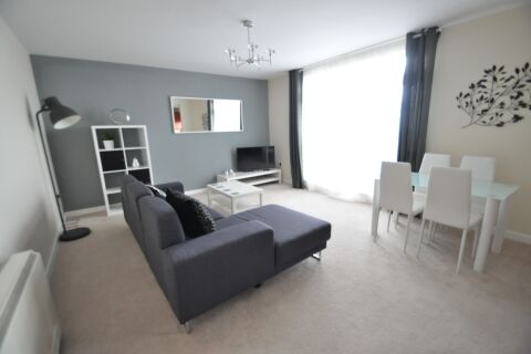 Living Area, Trinity Wharf Serviced Apartments, Hull