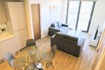 Living Room, Quay Serviced Apartments in Manchester