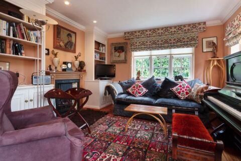 Living Area, Hampstead Cottage Serviced Accommodation, Hampstead