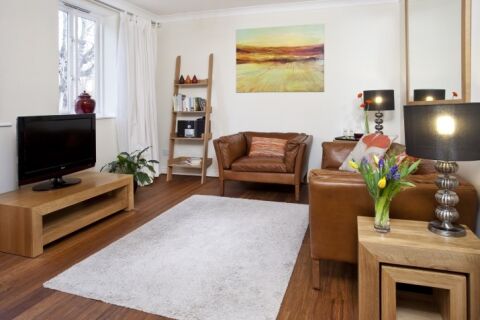 Living room, Monkbridge Court Serviced Apartments, York