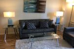 Living Area, River Street Serviced Apartments, Hoboken