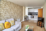 Kitchen and Living Area, The Foundry II Serviced Apartments, Ipswich