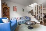 Living Area, Rutland Mews South Serviced Apartment, London