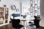 Dining Area, Rutland Mews South Serviced Apartment, London