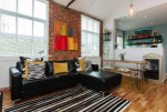 Living Area, Warehouse Serviced Apartment, London