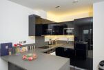 Kitchen, Dickens Yard Serviced Apartments, Ealing, London