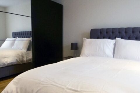 Bedroom, Sundial House Serviced Apartments, Preston