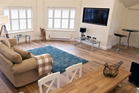 Living Room, The Clockhouse Serviced Apartments, Newbury