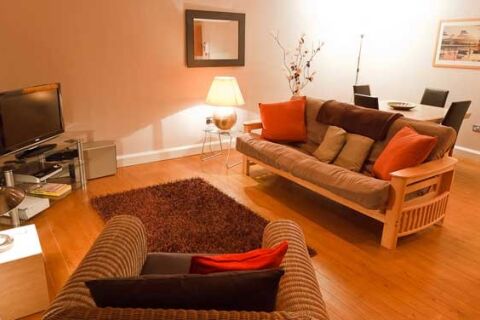 Living Room, The Brewery Serviced Apartments, Newbury