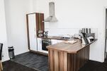 Kitchen, Parks Nest Serviced Apartments, Hull