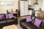 Kitchen and Living Area, Parks Nest Serviced Apartments, Hull