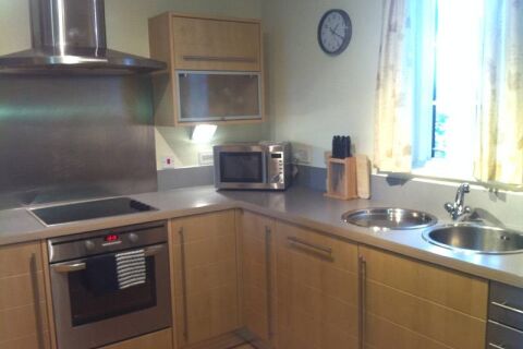 Kitchen, Wharton Court Serviced Apartments, Chester