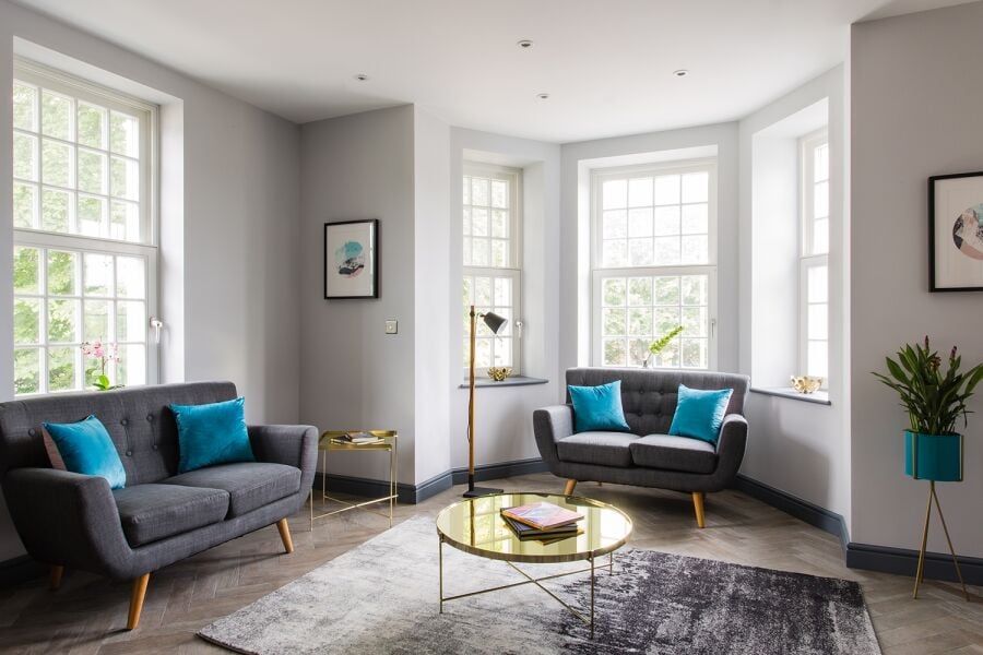 Living Area, Farnborough Serviced Apartments, London