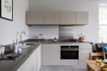 Kitchen, Farnborough Serviced Apartments, London