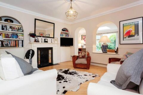 Living Area, West London Serviced Apartment, London