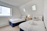 Bedroom, Printer's Cottage Serviced Accommodation, Brighton