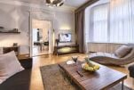 Living Area, Brehova Serviced Apartments, Prague