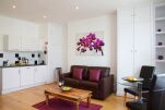 Kitchen and Living Area, Longridge Serviced Apartments, Earls Court, London