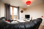 Living Area, Priory Place Serviced Apartments, Coventry