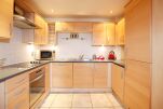 Kitchen, Priory Place Serviced Apartments, Coventry