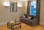 Living Room, Circus Serviced Apartments, Bath