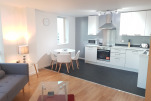 Kitchen and Dining Area, City View Serviced Apartments, Nottingham
