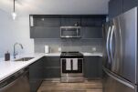 Kitchen, Harrison Serviced Apartments, Boston