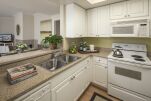 Kitchen, Villas of Renaissance Serviced Apartments, San Diego, California