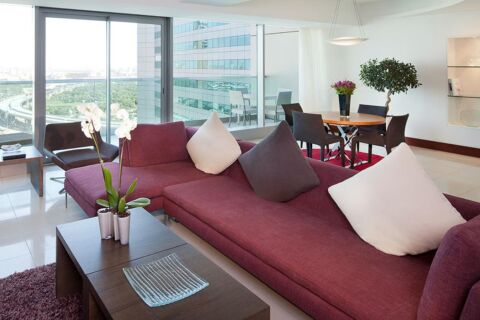 Lounge, World Trade Center Serviced Apartments, Dubai
