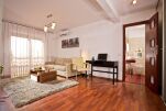 Living Room and Bathroom, Universitatii Square Serviced Apartments, Bucharest