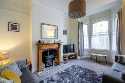 Living Room, 3 Claremont Terrace Serviced Apartments, York
