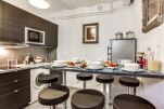 Kitchen and Dining Area, Friedland Serviced Apartment, Paris