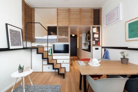 Loft, Zoku Amsterdam Serviced Apartments, Amsterdam 