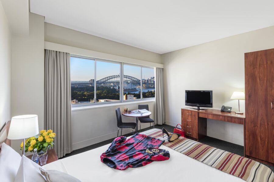 Bedroom, Elizabeth Bay Serviced Apartments, Sydney