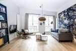 Living Area, Dom Tower 5-7 Serviced Apartments, Utrecht