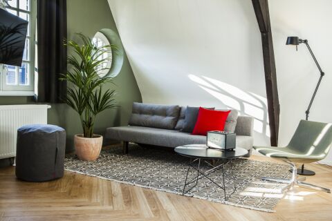 Living Area, Tweede Straatje Serviced Apartments, The Netherlands