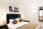 Bedroom, Suffolk Lane Serviced Apartments, London